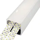 Perfil LED colgable de 50 mm x 50 mm