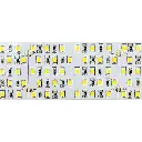 Tira LED 56,6W 480LEDs/m SMD2835 IP20 Luz Fría DC24V 40mm 2,5m