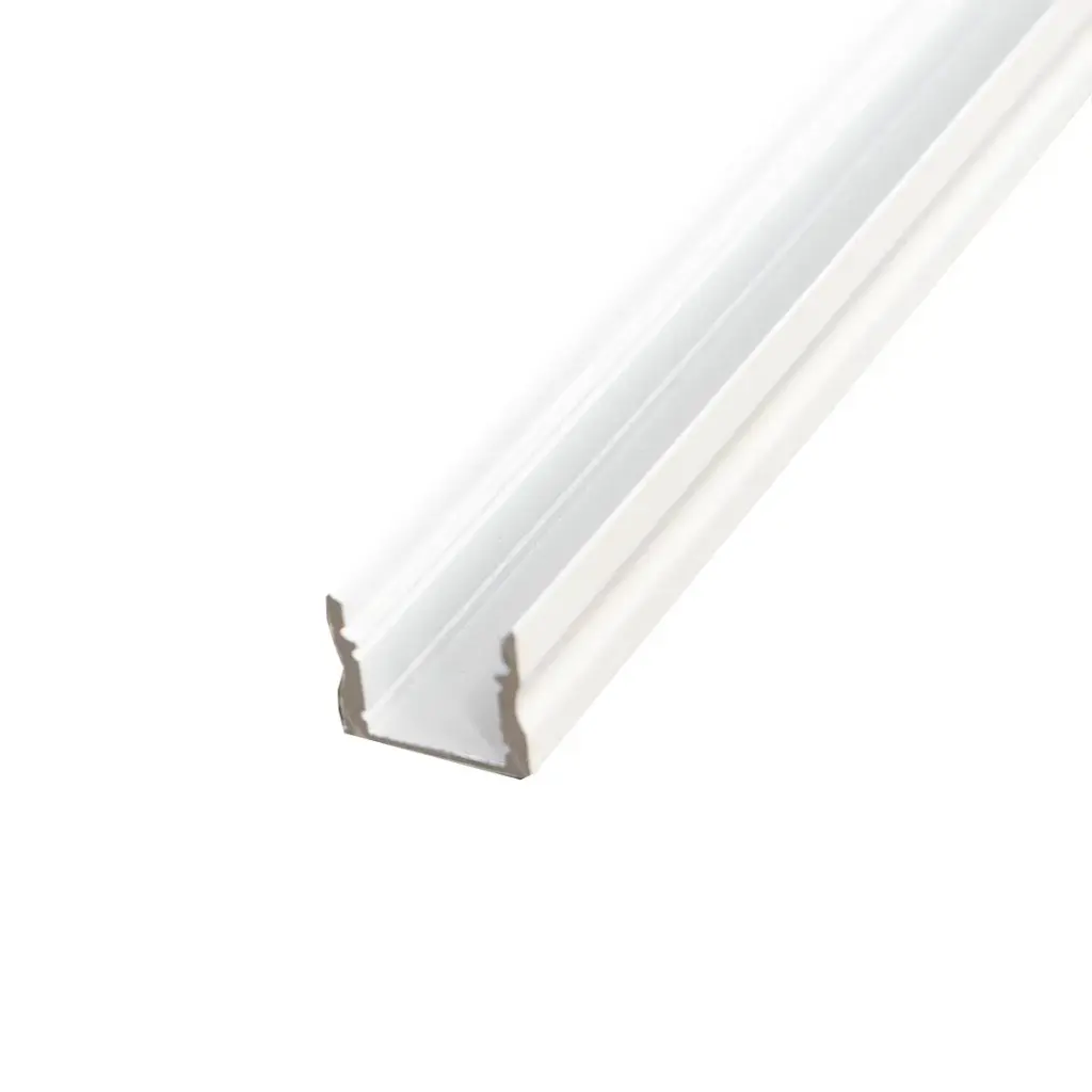 Perfil LED de superficie de 17 mm x 14,5 mm blanco