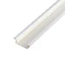 Perfil LED de empotrar de 23,2 mm x 7 mm blanco