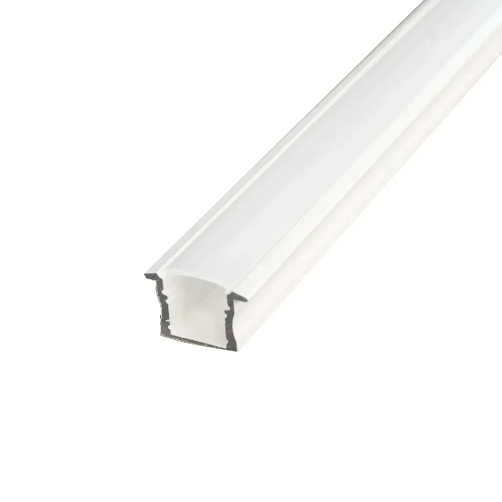 Perfil LED de empotrar de 23 mm x 14,5 mm blanco