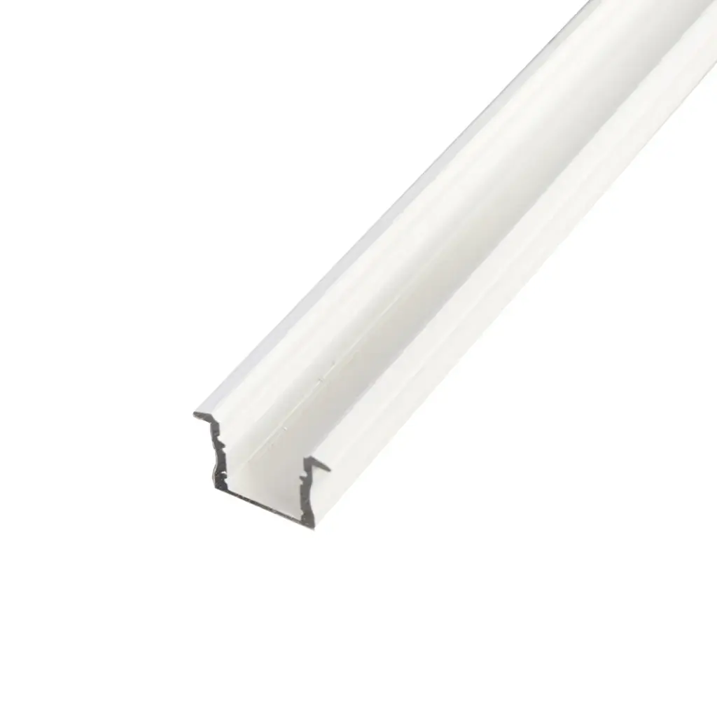 Perfil LED de empotrar de 23 mm x 14,5 mm blanco