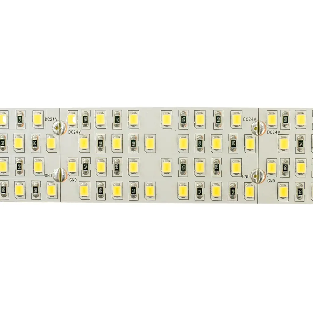 Tira LED 45,6W 384LEDs/m SMD2835 IP20 Luz Fría DC24V 30mm 2,5m