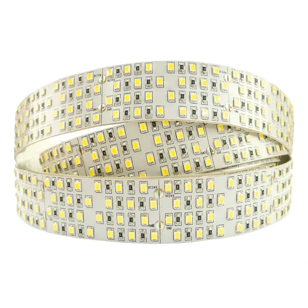 Tira LED 45,6W 384LEDs/m SMD2835 IP20 Luz Fría DC24V 30mm 2,5m