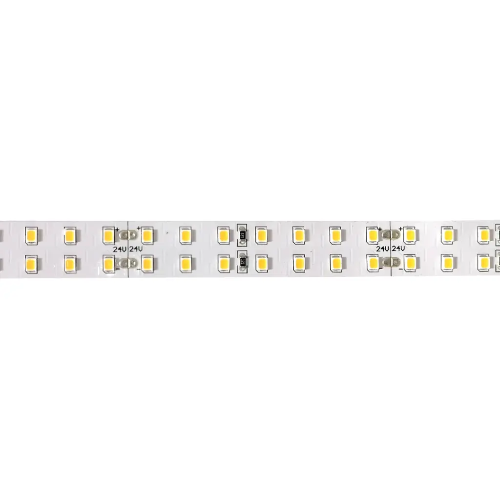 Tira LED DC24V 22W 196LEDs/m SMD2835 IP20 Luz Fría 15mm 5m