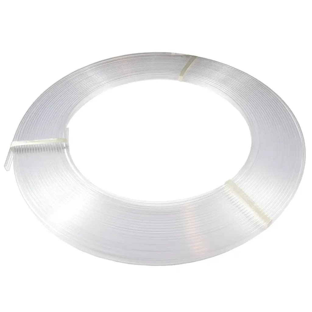 Difusor transparente en rollo 30 m. para perfiles LED con ancho de 28 mm.