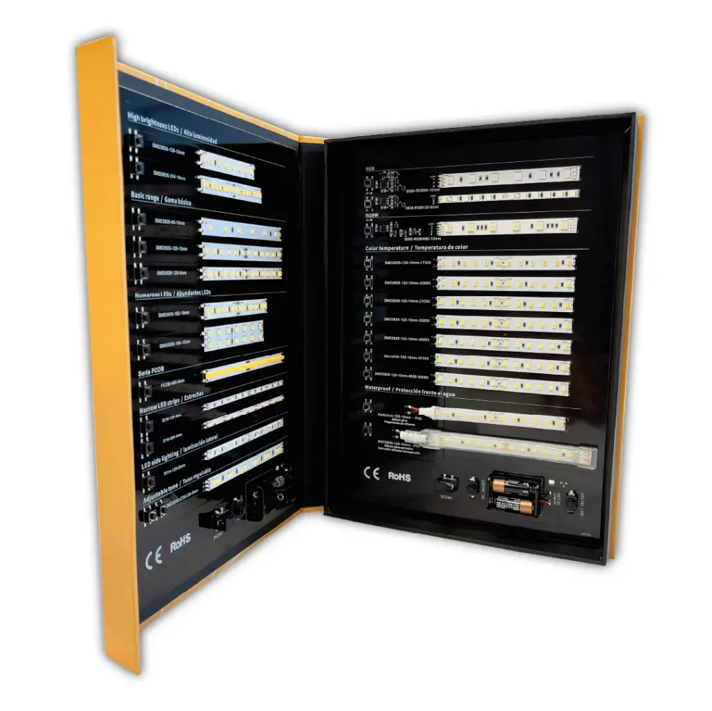 Muestrario tiras LED