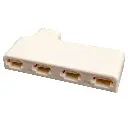 ﻿Conector de cables de 4 entradas para tiras LED de dos hilos﻿