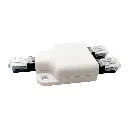 ﻿Conector de dos entradas para tiras LED de 2 cables. 6A﻿