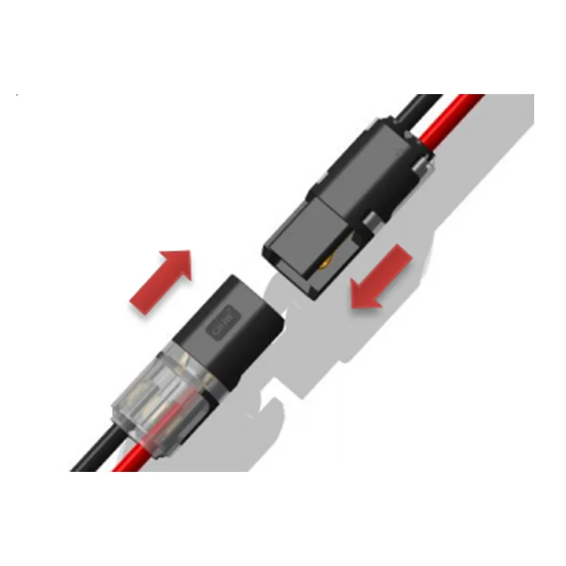﻿Conector para la unión de cables de 2 hilos de tiras LED hasta 300V 9A﻿