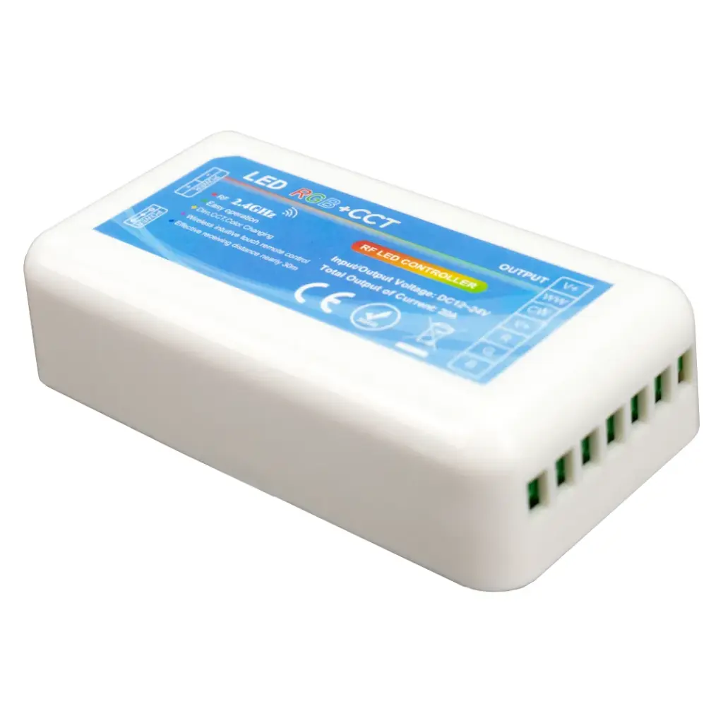 Controlador 2.4GHz. para RGB+CCT (8 zonas máx.) DC12V: 240W / 24V:480W