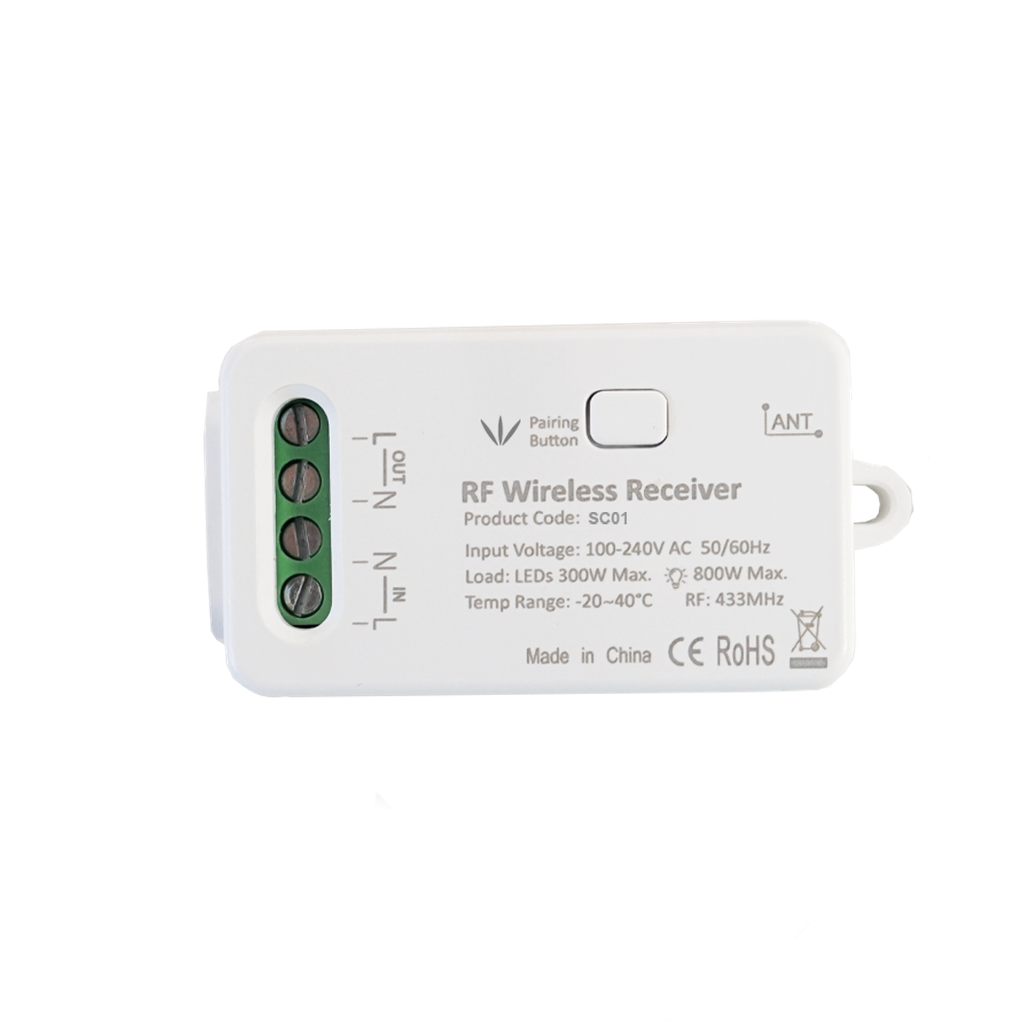 Receptor inalámbrico AC100-240V