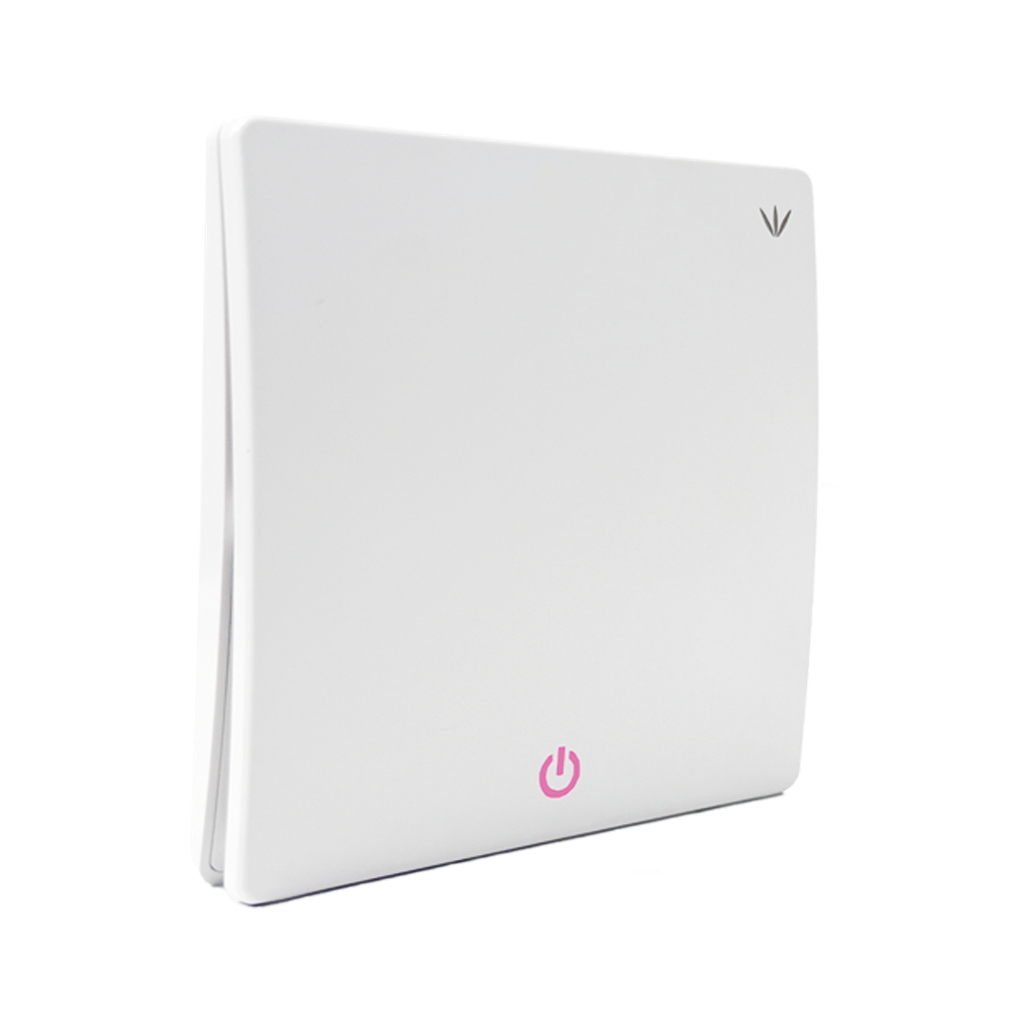 Interruptor inalámbrico blanco. 1 botón