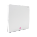 Interruptor inalámbrico blanco. 1 botón