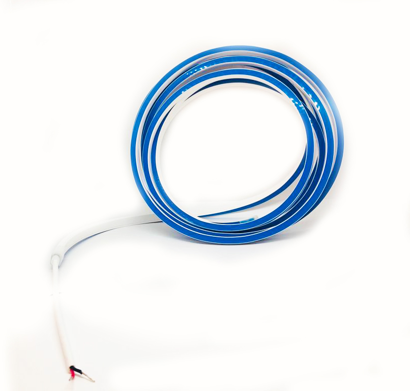 Tira LED de Neón Azul 9,6W DC24V IP67 140LEDs/m 8mm 5m