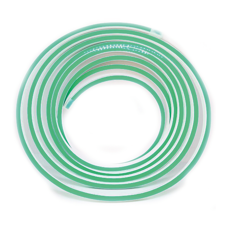 Tira LED de Neón Verde 9,6W DC24V 140 LEDs/m IP67  8mm 5m