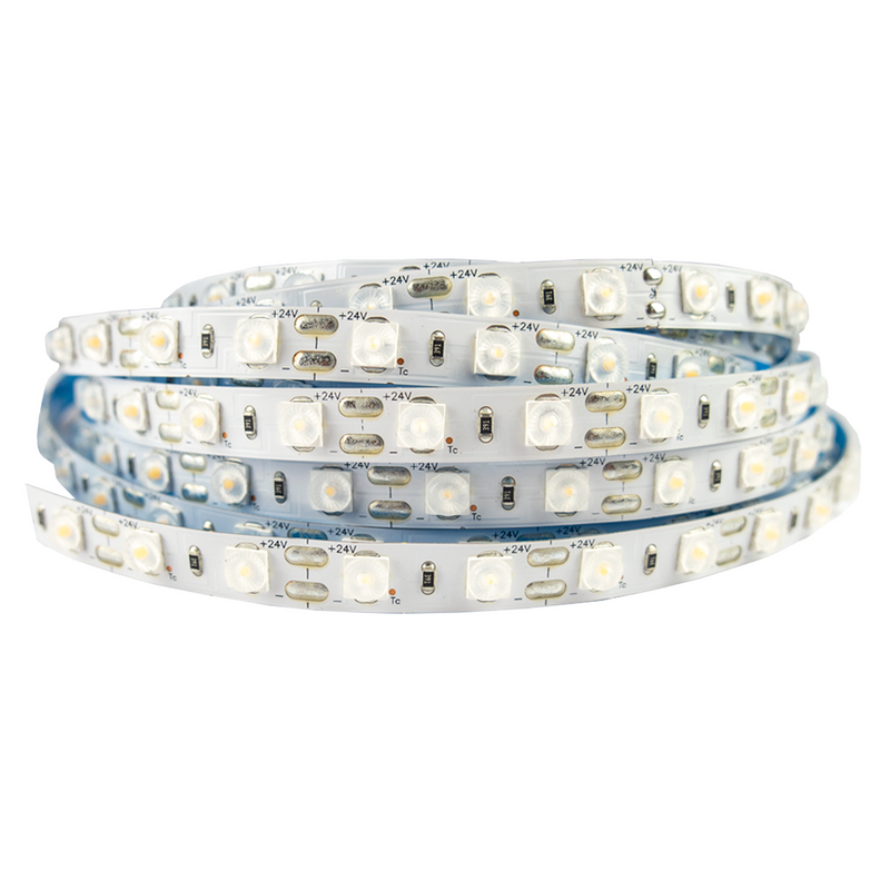Tira LED con haz de luz de 160º 15,8W 60LEDs/m SMD6060 IP20 4000ºK DC24V 10mm 5m