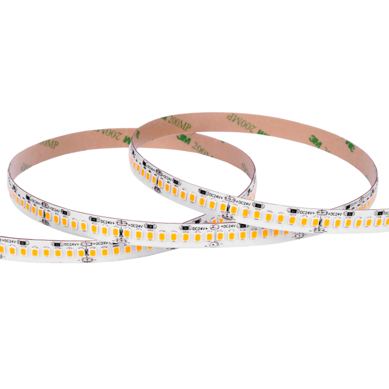 Tira LED para carnicería 16,9W 128LEDs/m SMD2835 IP20 Luz Cálida 3.100ºK DC24V 10mm 5m