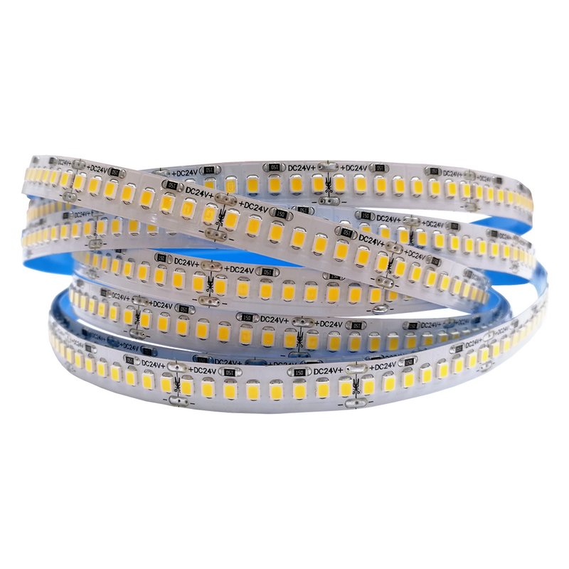 Tira LED 29,5W DC24V IP20 224LEDs/m SMD2835 2300ºK 10mm 5m 