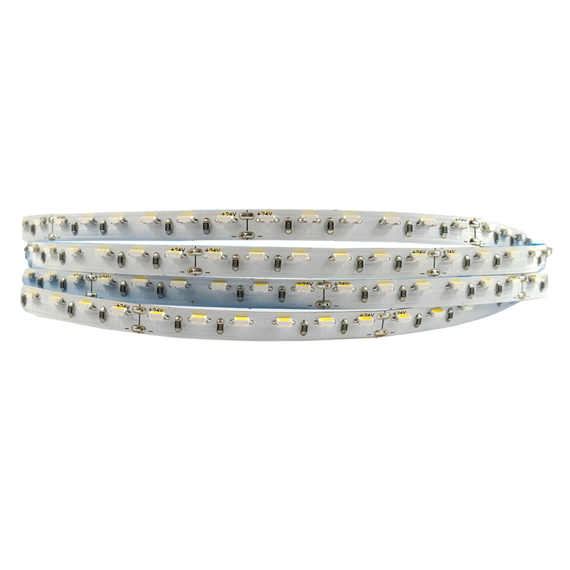 Tira LED 11W DC24V 120LEDs/m SMD3014 IP20 6000ºK Luz Lateral Fría  6mm 5m