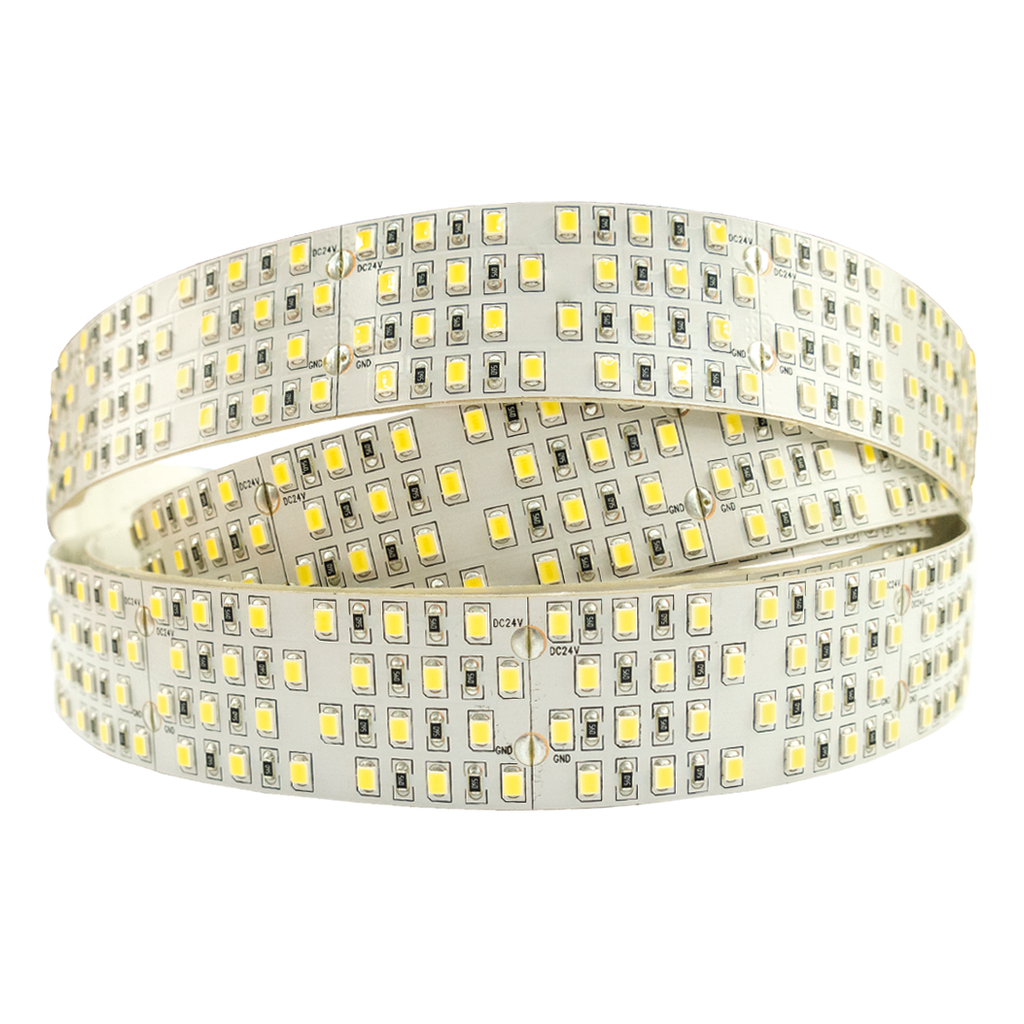 Tira LED 45,6W 384LEDs/m SMD2835 IP20 Luz Fría DC24V 30mm 2,5m