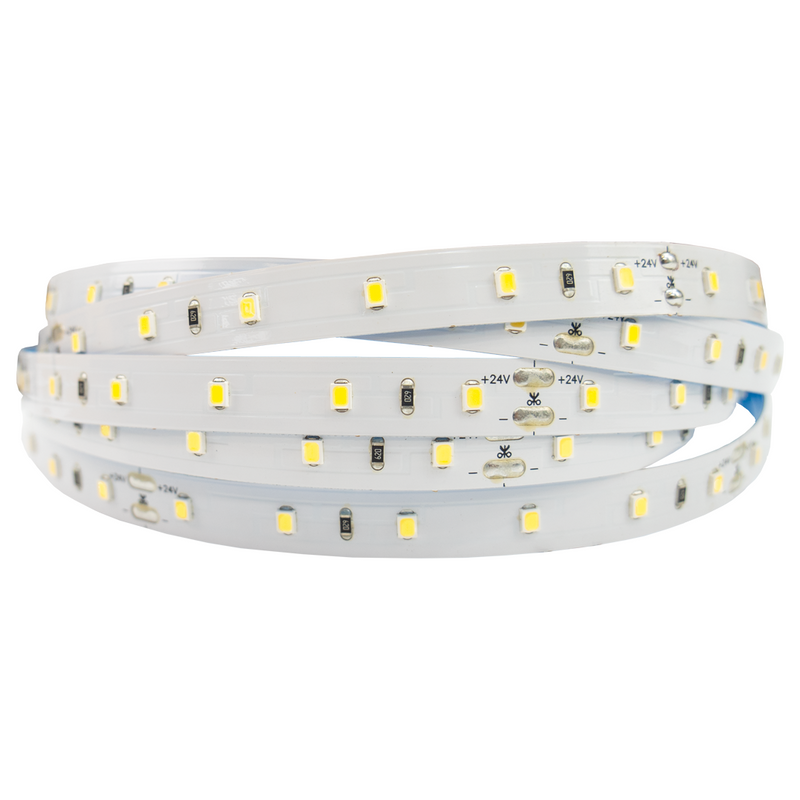 Tira LED 12,65W DC24V 60LEDs/m SMD2835 IP20 Luz Fría 10mm 5m