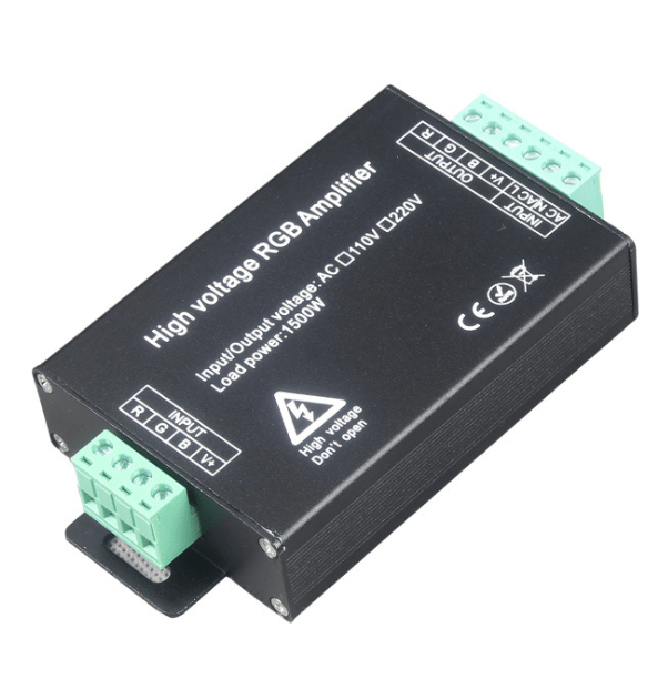 Amplificador para tira RGB 220V 