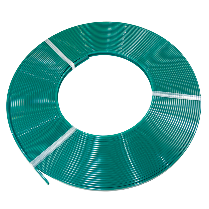 Difusor verde en rollo de 30 m. para perfiles LED con ancho de 12,5 mm.