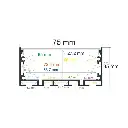 Pendant LED profile, 75 mm x 35 mm