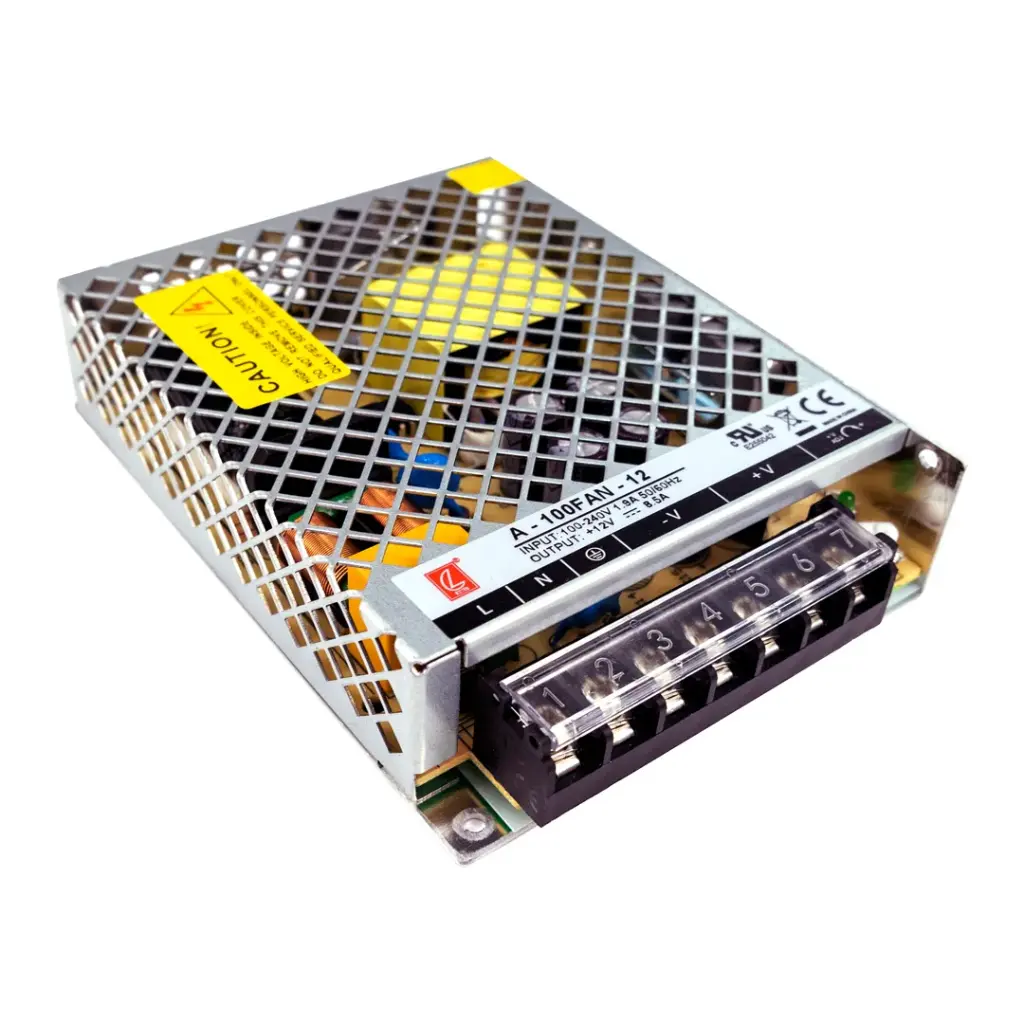 Fuente de alimentación para tiras LED 100W DC12V IP20
