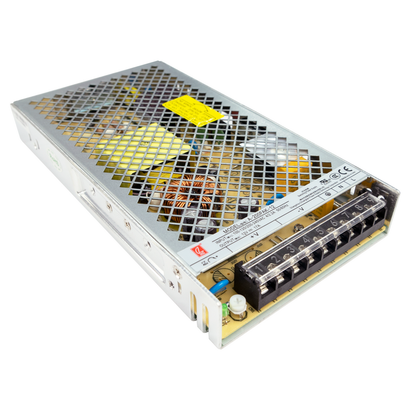 Fuente de alimentación para tiras LED 200W DC12V IP20