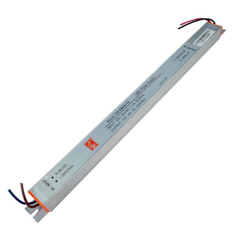 Fuente de alimentación para tiras LED extrafina 24W DC12V IP20