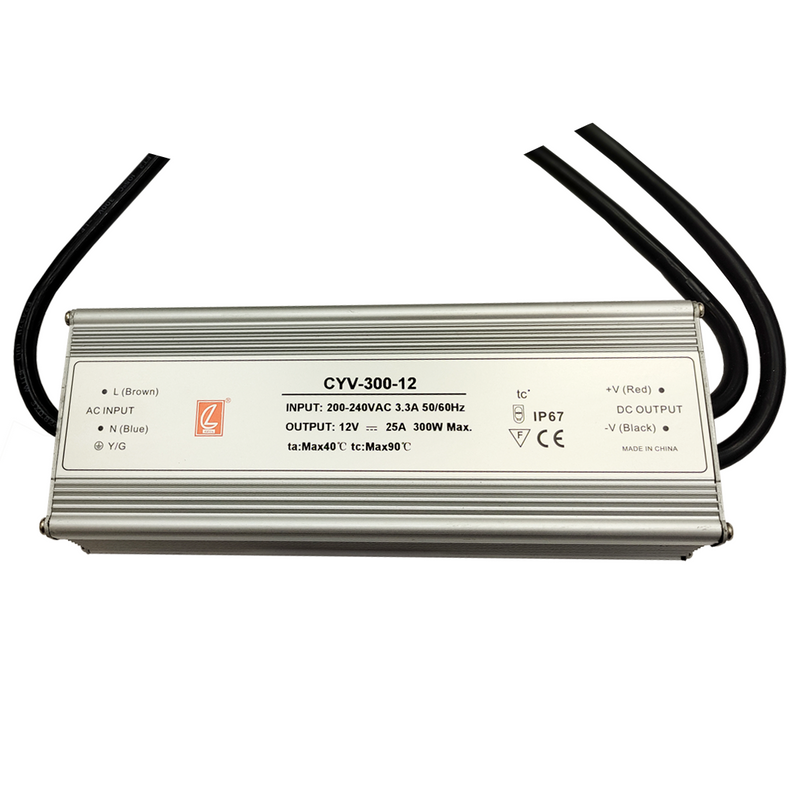 Fuente de alimentación para tiras LED 300W DC12V IP67 