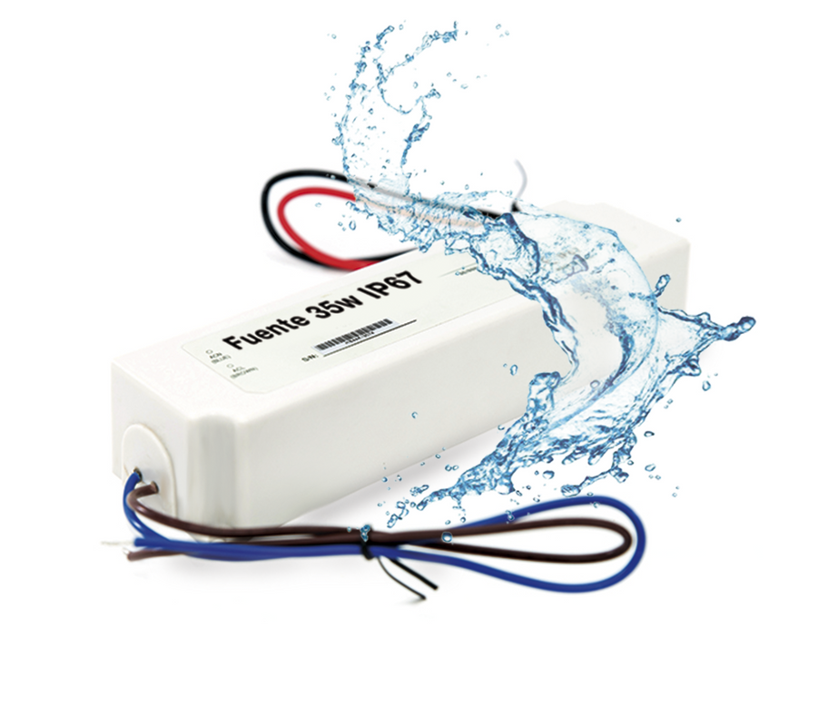 Fuente de alimentación para tiras LED 35W DC12V IP67