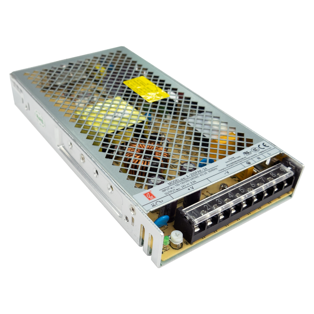 Fuente de alimentación para tiras LED 200W DC24V IP20