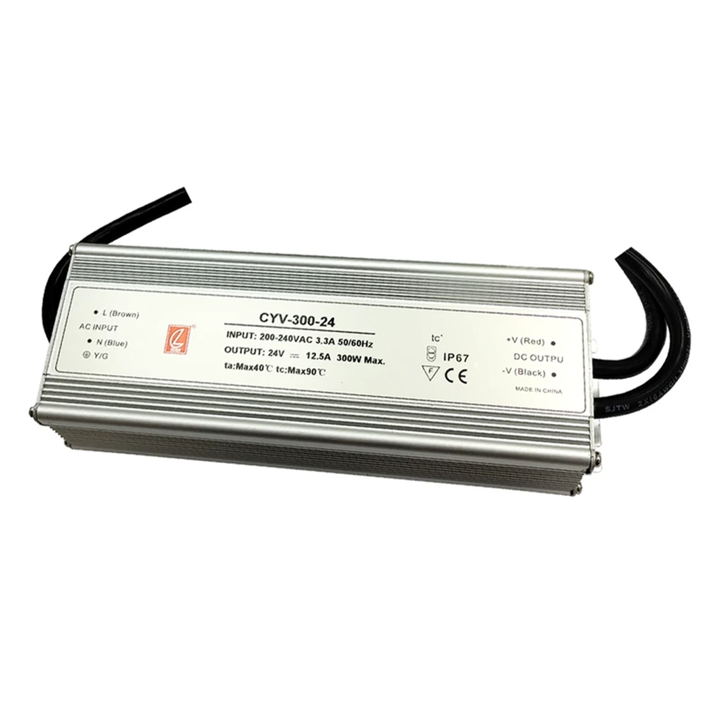 Fuente de alimentación para tiras LED 300W DC24V IP67 