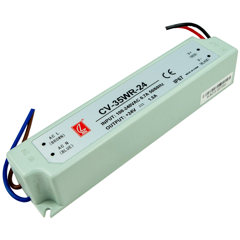 Fuente de alimentación para tiras LED 35W DC24V IP67 