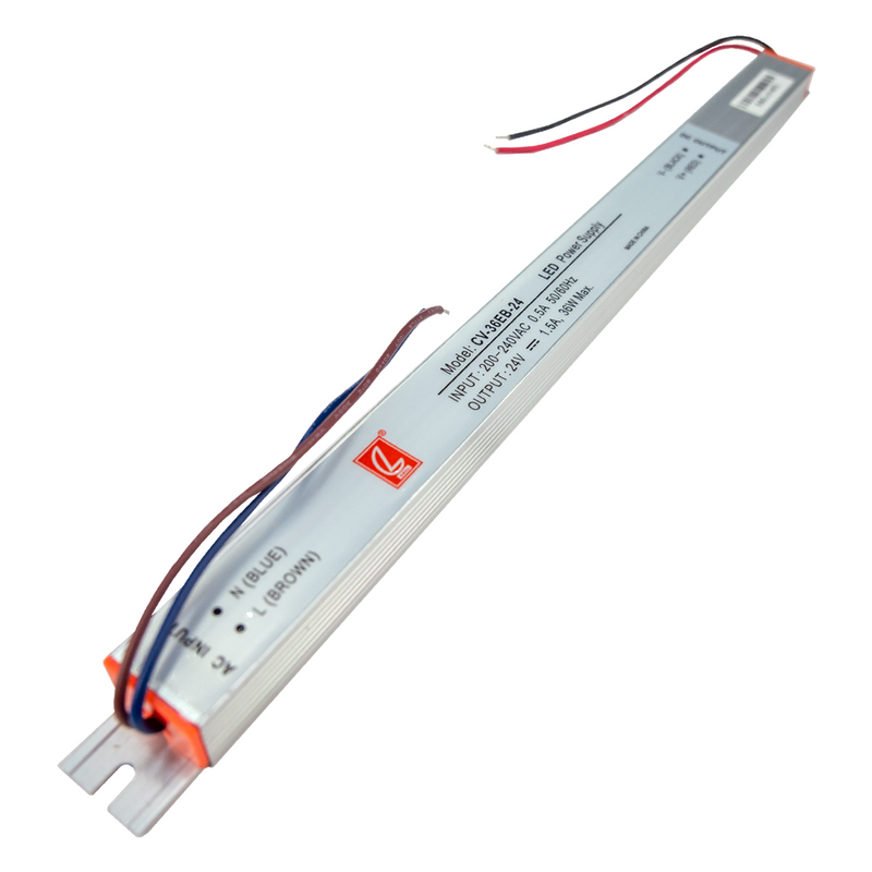 Fuente de alimentación extrafina para tiras LED 36W DC24V IP20