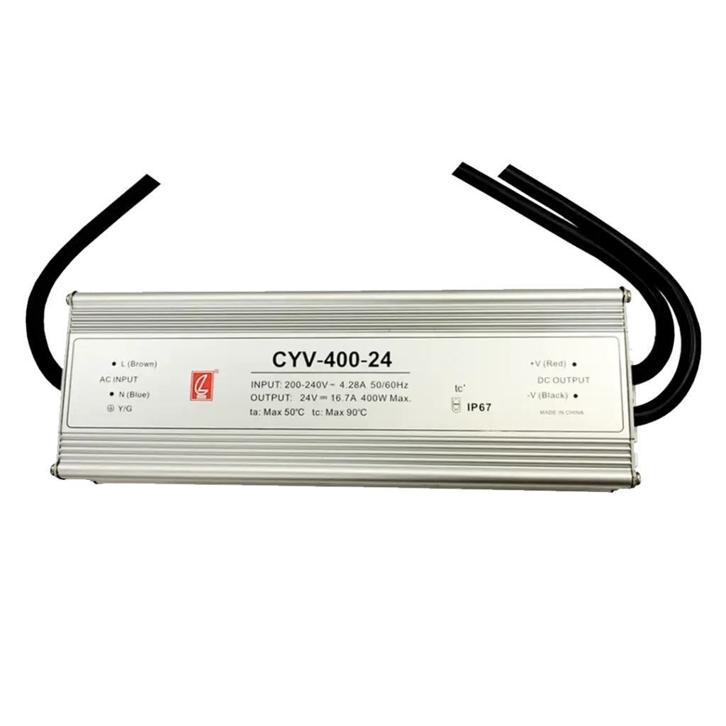 Fuente de alimentación para tiras LED 400W DC24V IP67 