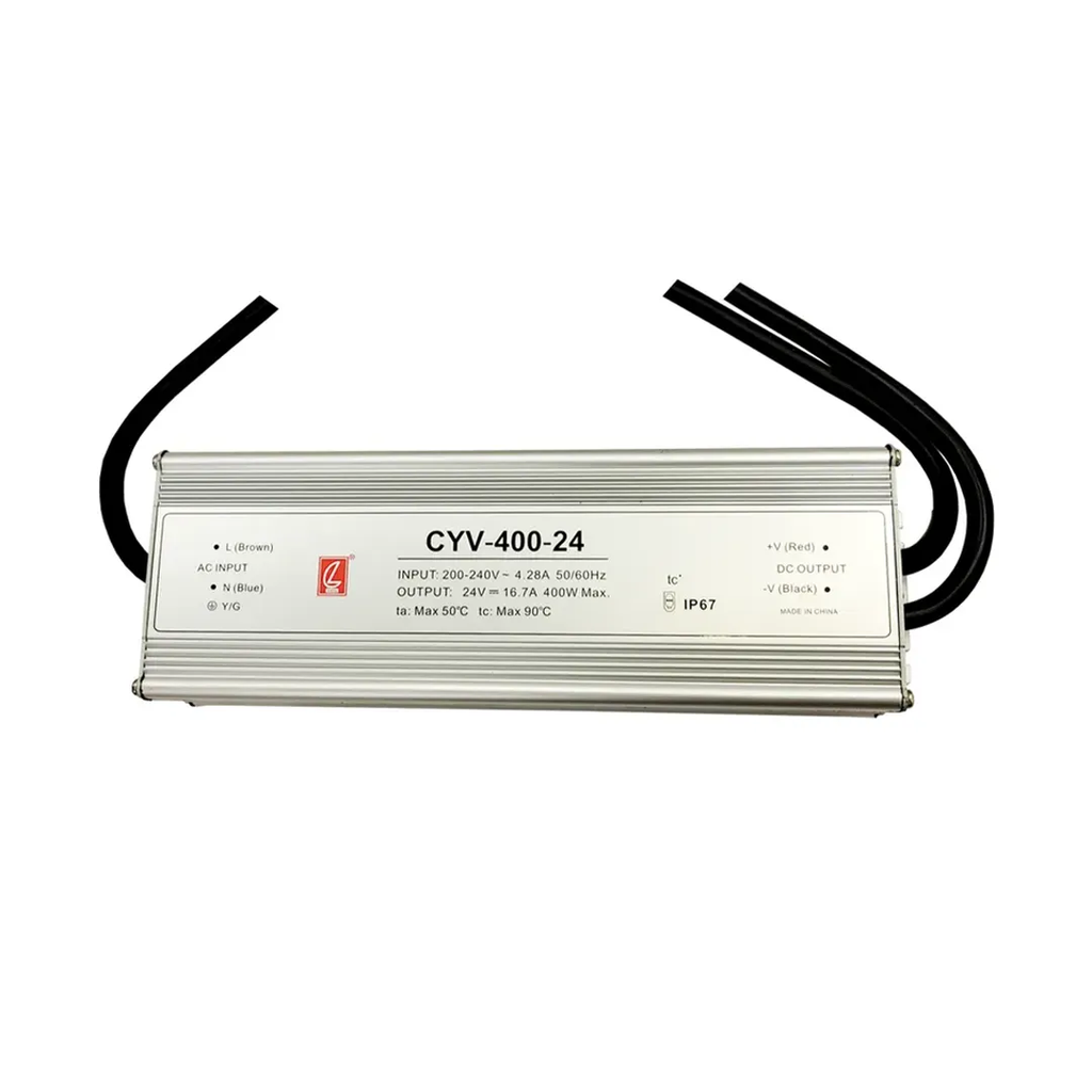 Fuente de alimentación para tiras LED 400W DC24V IP67