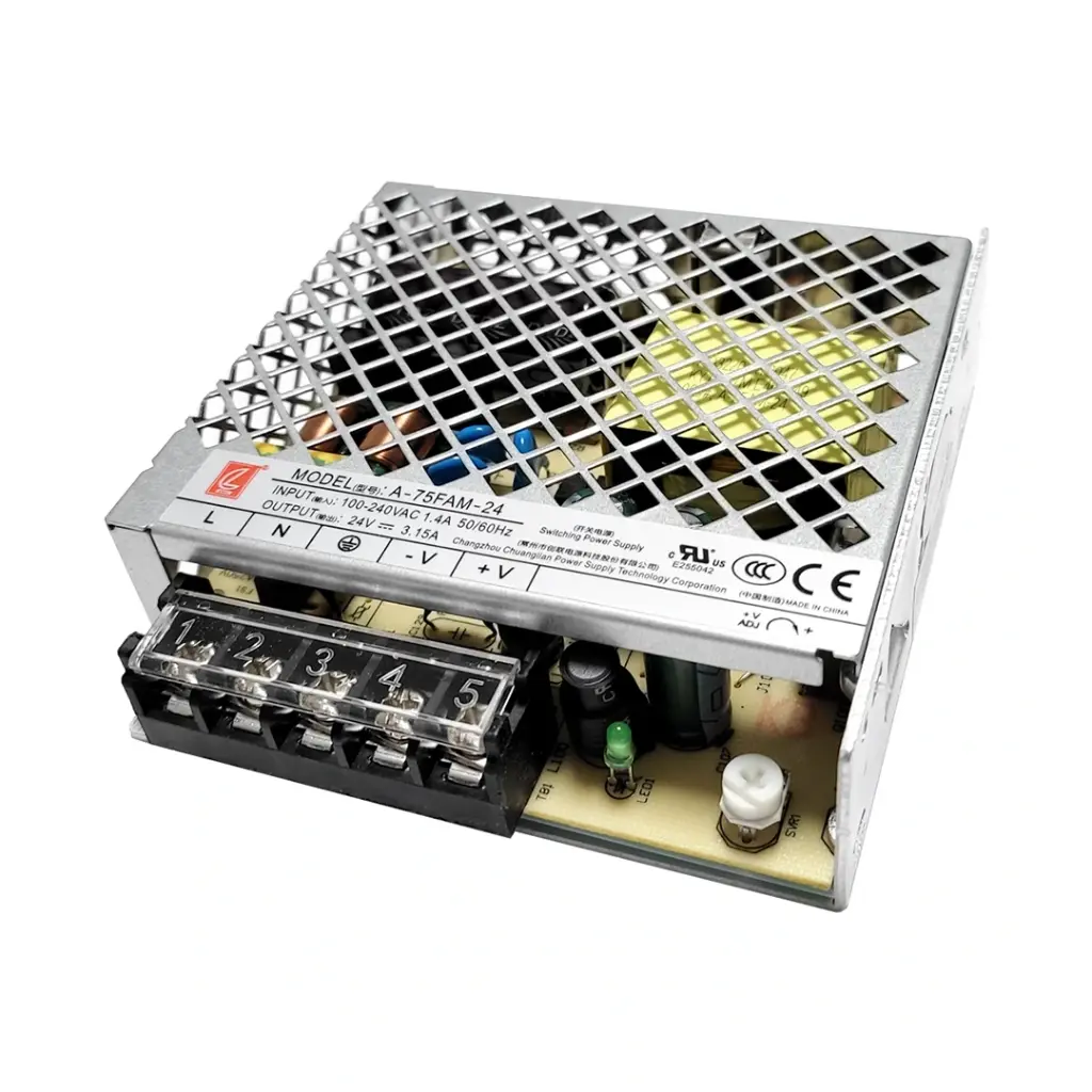 Fuente de alimentación para tiras LED 75W DC24V 3,15A  IP20