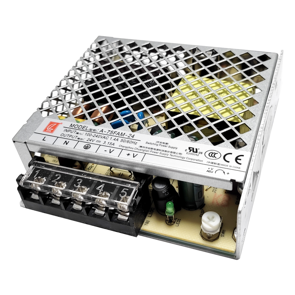 Fuente de alimentación para tiras LED 75W DC24V 3,15A  IP20
