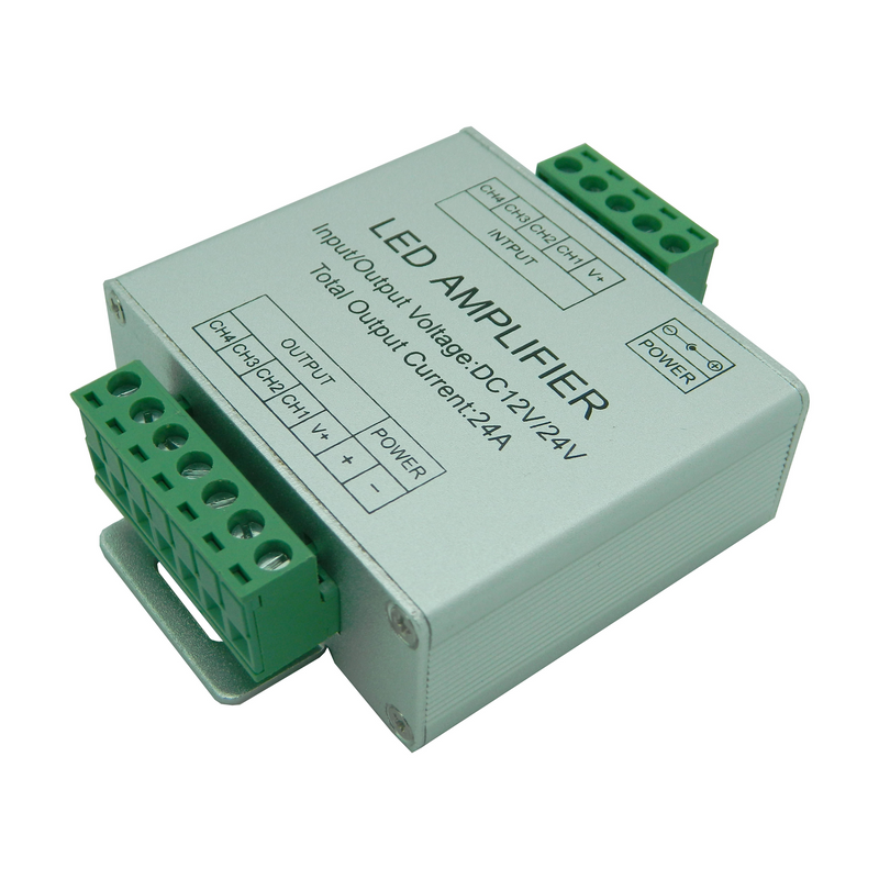 Amplificador RGBW DC5V/ DC12V: 288W / DC24V: 576W