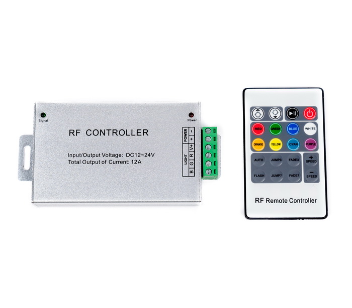 Controlador RGB con mando 144W DC12V / 288W DC24V CJM
