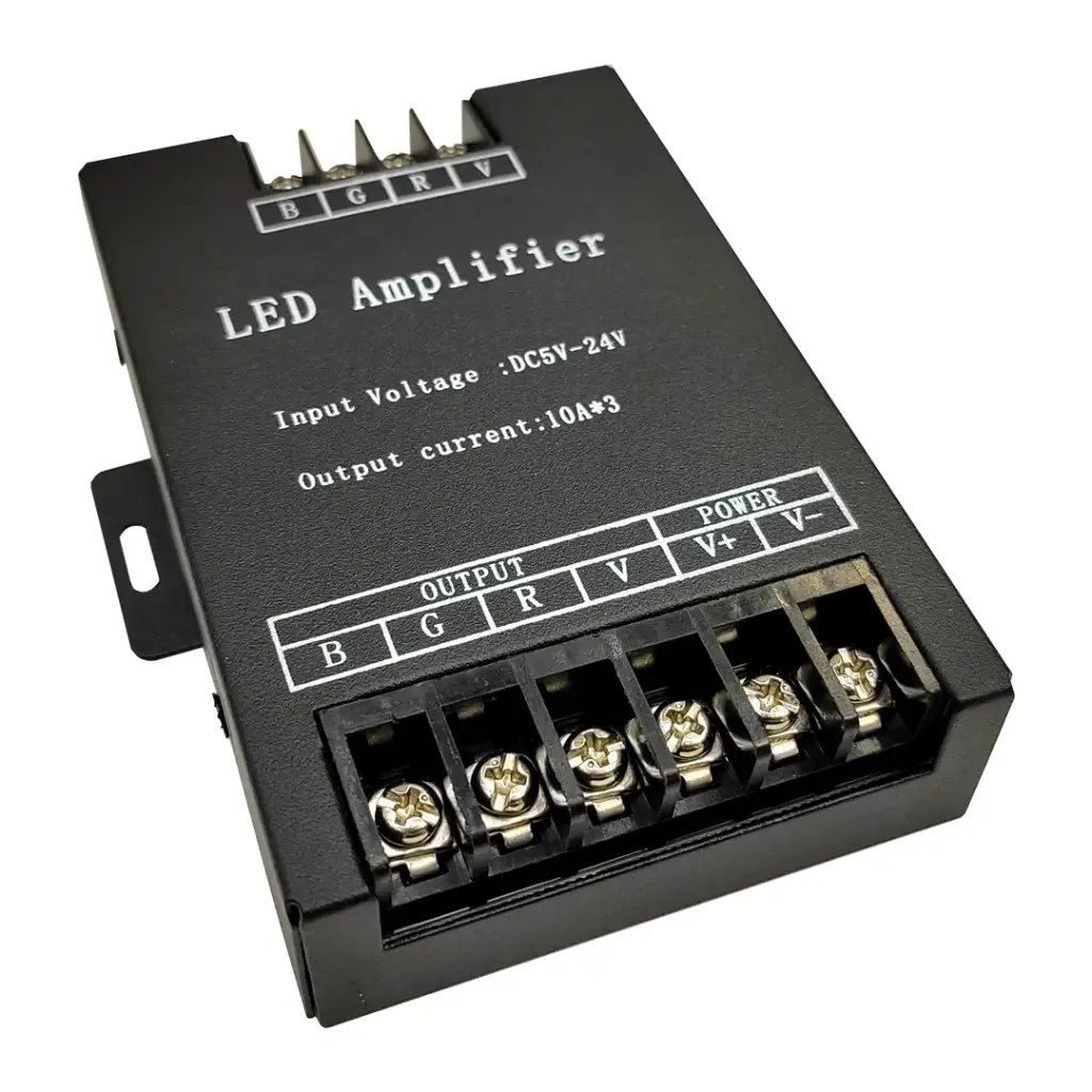 RGB amplifier, DC5V: 150W / DC12V: 360W / DC24V: 720W