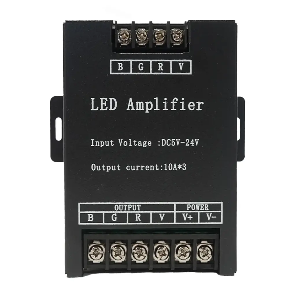 RGB amplifier, DC5V: 150W / DC12V: 360W / DC24V: 720W