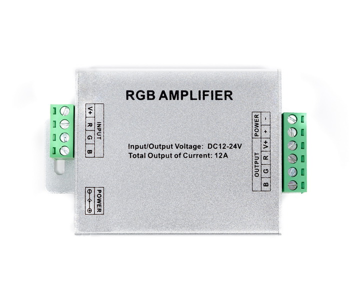 Amplificador RGB 12A, DC24V: 288W / DC12V: 144W