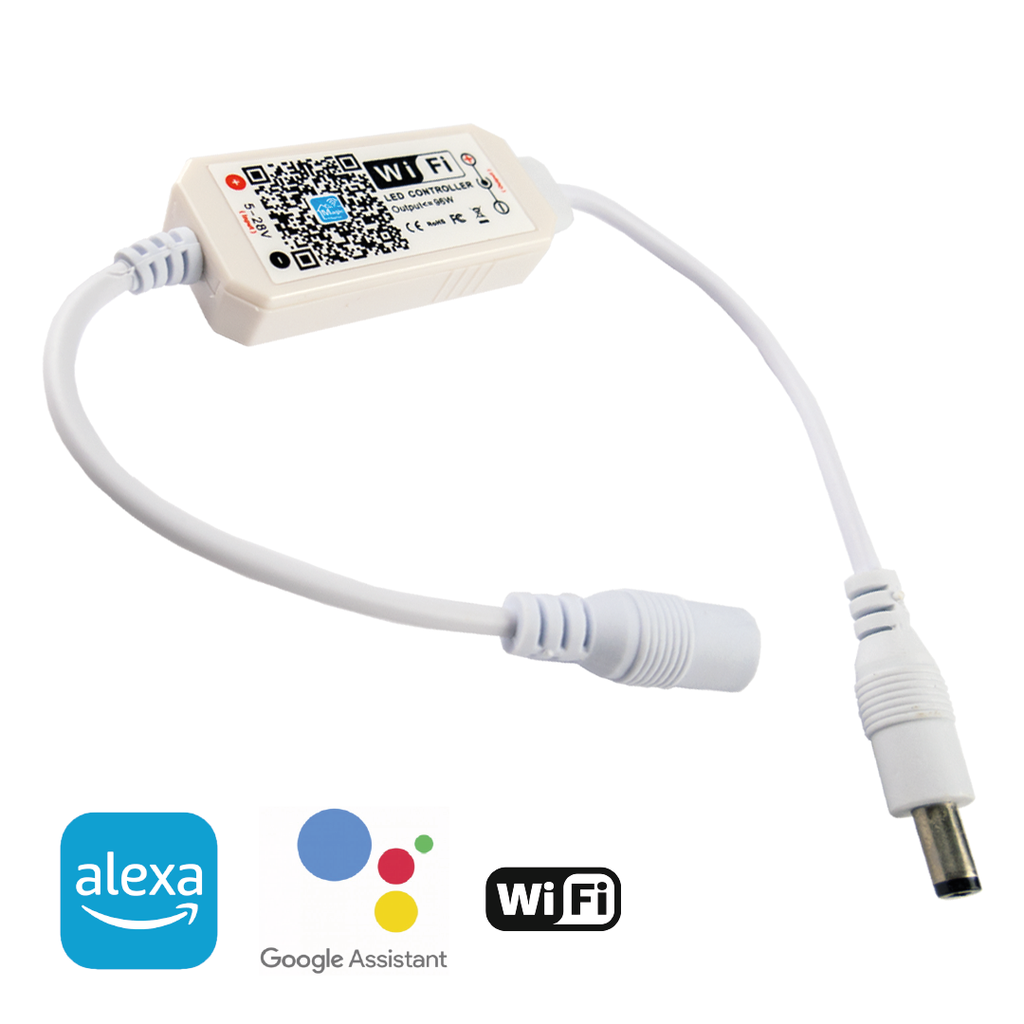 Controlador Wi-Fi monocolor, DC12V: 96W / DC24V: 192W
