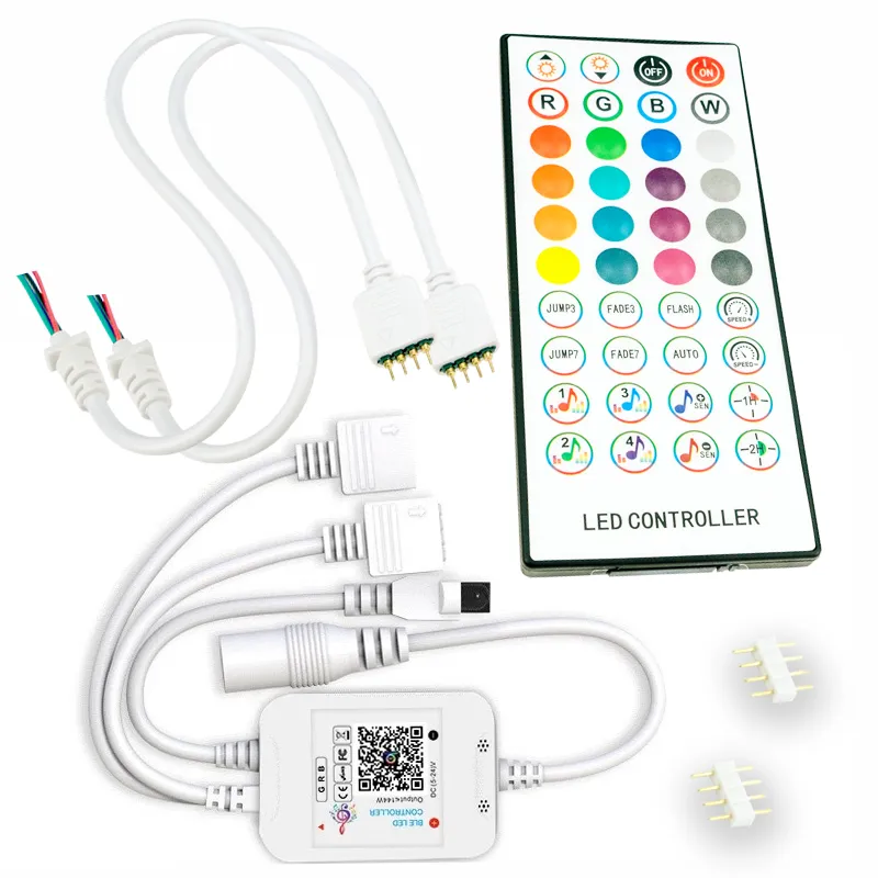 Controlador RGB y música con Wi-Fi y mando  DC12/24V: 100W
