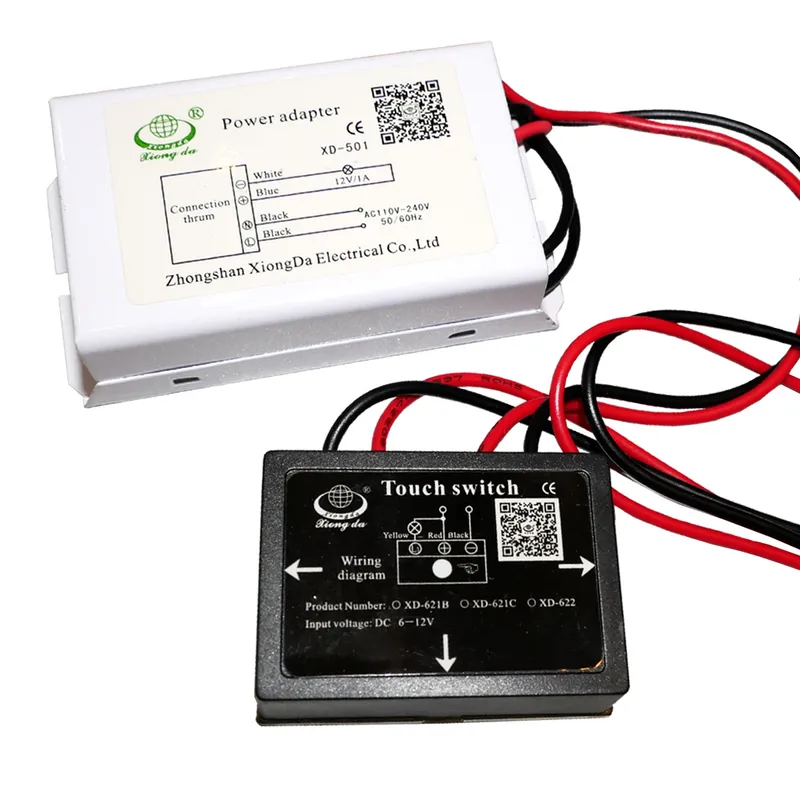 Interruptor táctil invisible regulable para espejos (AC220V) 12W